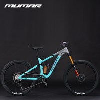 美国牧马人软尾山地自行车双气压减震桶轴4活塞油刹720响12速土坡 27.5寸