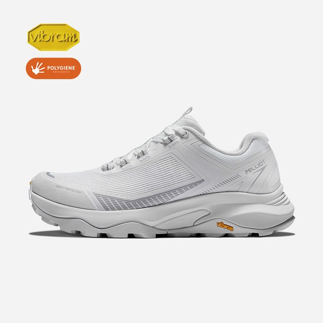 伯希和 户外徒步鞋男Vibram防滑耐磨登山鞋缓震女 标准白 | Vibram防滑 |缓震防扭转 36