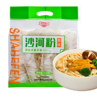 裕湘 沙河粉 湖南米粉河粉无需泡发火锅宽粉条600g 优质大米细滑爽口