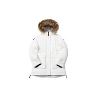 可隆 KOLON SPORT鹅绒服女款戈尔防泼水防风羽绒服 象牙白IV 160/S