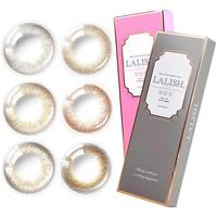 aisei爱谢美瞳 LALISH日抛松子米酒小野丽蓝10片自然彩色隐形眼镜