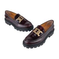 TOD'S/托德斯 金色logo标牌 女士乐福鞋