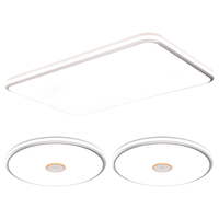 孩视宝25年护眼客厅灯全光谱智能大尺寸吸顶大路灯大功率主灯包安装 【一室一厅】200W客厅2代+125W卧室黄光助眠 | E