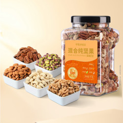 洽洽 混合纯坚果1kg*1罐 买1赠1同款（到手2罐）+赠魔芋爽10袋