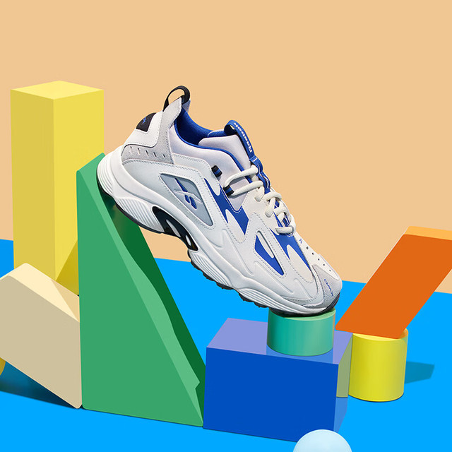 Reebok 官方男女同款DMX 1200经典百搭运动休闲时尚复古老爹鞋 DV9226 38.5