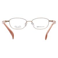 夏蒙(Charmant)眼镜框女款全框线钛远近视眼镜架XL2935 RG 52mm