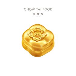 周大福 传承系列事事如意柿子黄金工艺摆件计价IF2152  手工费0元