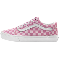 VANS 范斯 官方 Old Skool粉白棋盘格夏日清新男女帆布鞋