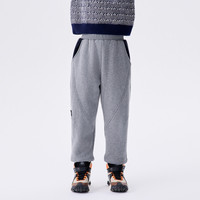 马拉丁童装冬装男大童不倒绒保暖休闲针织长裤