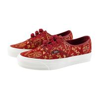 VANS 马年生肖款Bolin联名Authentic中国结盘扣红色板鞋 红色 36.5