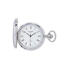 Rapport 英国怀表 中性机械怀表 PW55 银色单开盖