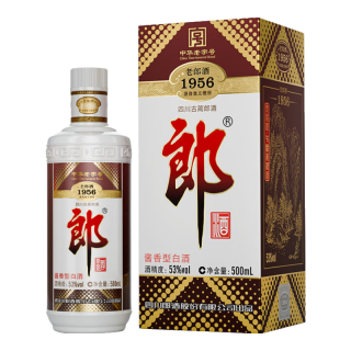 LANGJIU 郎酒 老郎酒 1956 53%vol 酱香型白酒 500ml 单瓶装