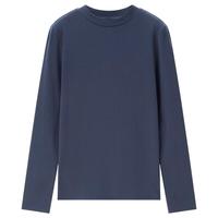 佐丹奴长袖t恤女2026年春纯色纯棉奢滑半高领上衣女05322803