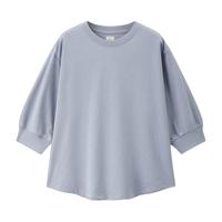 佐丹奴T恤女2026年春季纯棉纯色宽松圆领七分袖上衣05325791