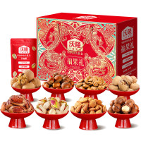沃隆 纯坚果年货团购礼盒 福果礼1220g