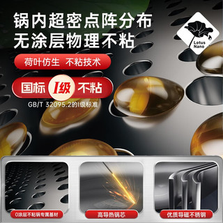  康巴赫 KÖBACH 0涂层不粘 不锈钢炒锅