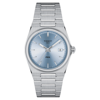 TISSOT 天梭 女表超级玩家PRX石英钢带金色盘手表女 T137.210.11.351.00