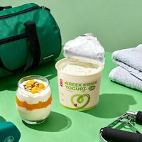 乐纯希腊酸奶限糖原味酸奶400g*2桶Lite零脂肪高蛋白酸奶