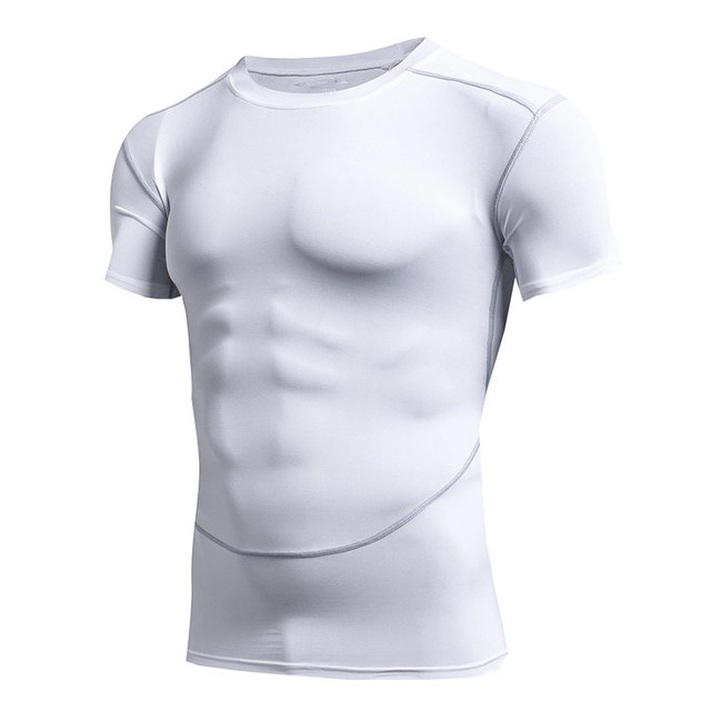 捷霸 健身服短袖男宽松速干衣运动跑步t恤紧身篮球训练长袖春季上衣服