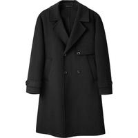 海澜之家 长款含羊毛大衣24秋冬双面呢宽松保暖加厚外套男