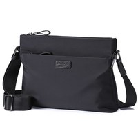 派保爵 男士单肩斜挎包 PBJ1918-1 黑色大号