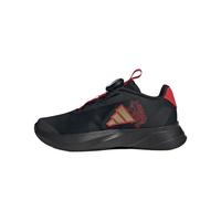 adidas 阿迪达斯 轻运动DURAMO新年款女小童缓震防滑旋转按钮运动鞋 黑色/金色/红色 28(165mm)