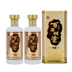 百年糊涂 银世纪微酱 52%vol 浓香型白酒 450ml*2瓶
