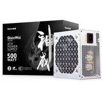 长城（Great Wall）神威/大白鲨系列台式机电脑电源办公静音风扇/智能温控/单路12V大电流/背板走线 神威6000SW额定500W【工包赠线/三年质保】