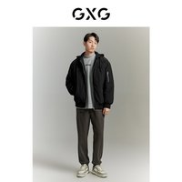 GXG男装 男士棉服百搭休闲连帽棉衣外套男GED10722183