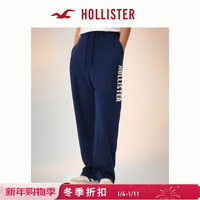 HOLLISTER 25秋冬美式毛圈布运动卫裤男装334-5170 海军蓝 M (180/80A)