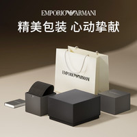 EMPORIO ARMANI阿玛尼手表女士满天星系列贝母表盘红皮带石英表AR11737