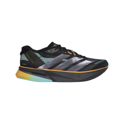 adidas ADIZERO BOSTON 13新年款超轻玻纤柱专业竞训跑鞋阿迪达斯   黑色/闪光蓝/碳黑   38.5