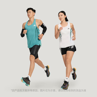 adidas ADIZERO BOSTON 13新年款超轻玻纤柱专业竞训跑鞋阿迪达斯   黑色/闪光蓝/碳黑   38.5