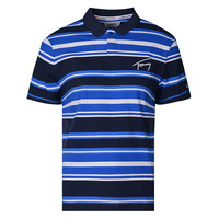 TOMMY HILFIGER 男士短袖POLO衫 条纹翻领