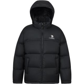骆驼 火山2.0羽绒服男王俊凯同款冬季加厚保暖短款面包外套M13CR07066K M13CR07066K 暗夜黑/暗夜黑