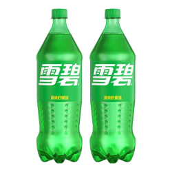 可口可乐 雪碧 1L*2瓶 大瓶装 家庭聚会