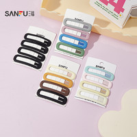 SANFU 少女心基础多色组合发饰一组两对 清新头饰配饰发夹833910