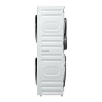 美的清风明月洗烘套装变频滚筒+10KG热泵烘干机家用MGH20VE5速干