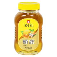 冠生园蜂蜜瓶装500g玻璃瓶滋补冲饮农家百花纯正蜂蜜方便天然清甜