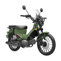 宗申 YEMI 野米型动版猎装复古弯梁摩托车 极地绿