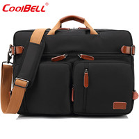coolbell COOL BELL 5005 尼龙防水 17.3寸 黑色 双肩电脑包