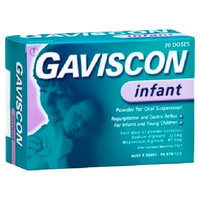新西兰 澳洲Gaviscon嘉胃斯康 婴儿反胃打嗝反奶 舒缓粉末30包