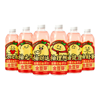  金豆芽 无添加 儿童饮品  【家庭聚餐】金银花柚子汁1L*6瓶 普通盒装