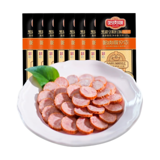 哈肉联 正宗哈尔滨红肠东北特产即食香肠熟食特产零食小吃 爆款推荐【瘦肉型★正宗哈尔滨红肠】儿童红肠85g*6支