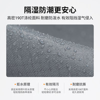 KingCamp户外双人棉睡袋成人可铺可盖二合一露营加宽加大防寒保暖酒店隔脏 灰色