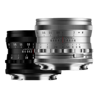 星曜光学星曜35mm f1.4全画幅镜头 大光圈手动定焦适用于X口E口Z口R口L口微单相机  星耀35f1.4手动对焦 佳能RF口（银色） 标配【送主图】