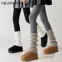妮轻烟灰色连裤袜女春秋冬加绒加厚打底裤配裙子压力瘦腿外穿保暖丝袜 初秋薄绒款【适合5℃-15℃】