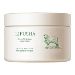 LIFUSHA 绵羊油滋润保湿霜润肤面霜补水清爽不油腻全身可用护手护肤霜男女 绵羊油保湿霜140gx6