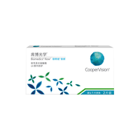 CooperVision 库博 倍明视 倍新 月抛透明隐形眼镜 2片 100度