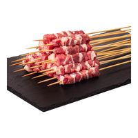 一味真正宗宁夏滩羊羊肉串原切羔羊后腿大羊肉串半成品生鲜烤肉烤串烧烤 大羊肉串1250g/50串/5袋(每袋 10串)